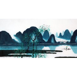 Chinese Aquarene Painting - CNAG012009
