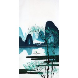 Chinese Aquarene Painting - CNAG012010