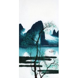 Chinese Aquarene Painting - CNAG012011