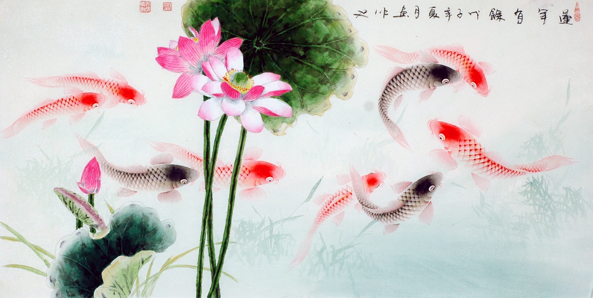 Chinese Fish Painting - CNAG012013