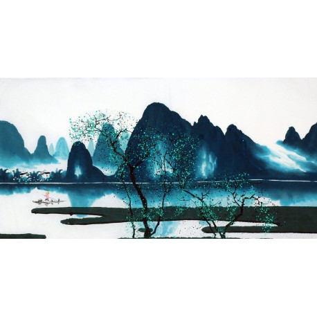 Chinese Aquarene Painting - CNAG012017