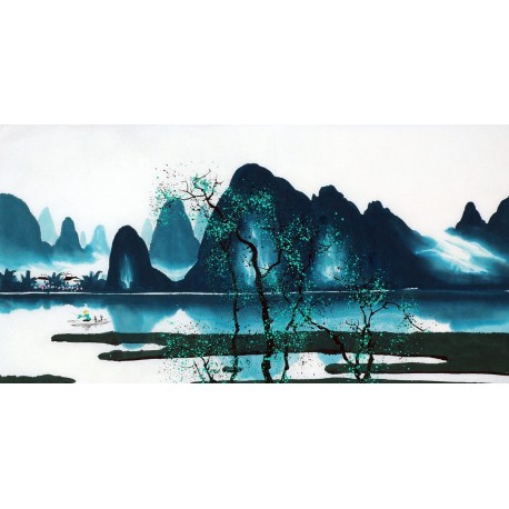 Chinese Aquarene Painting - CNAG012019