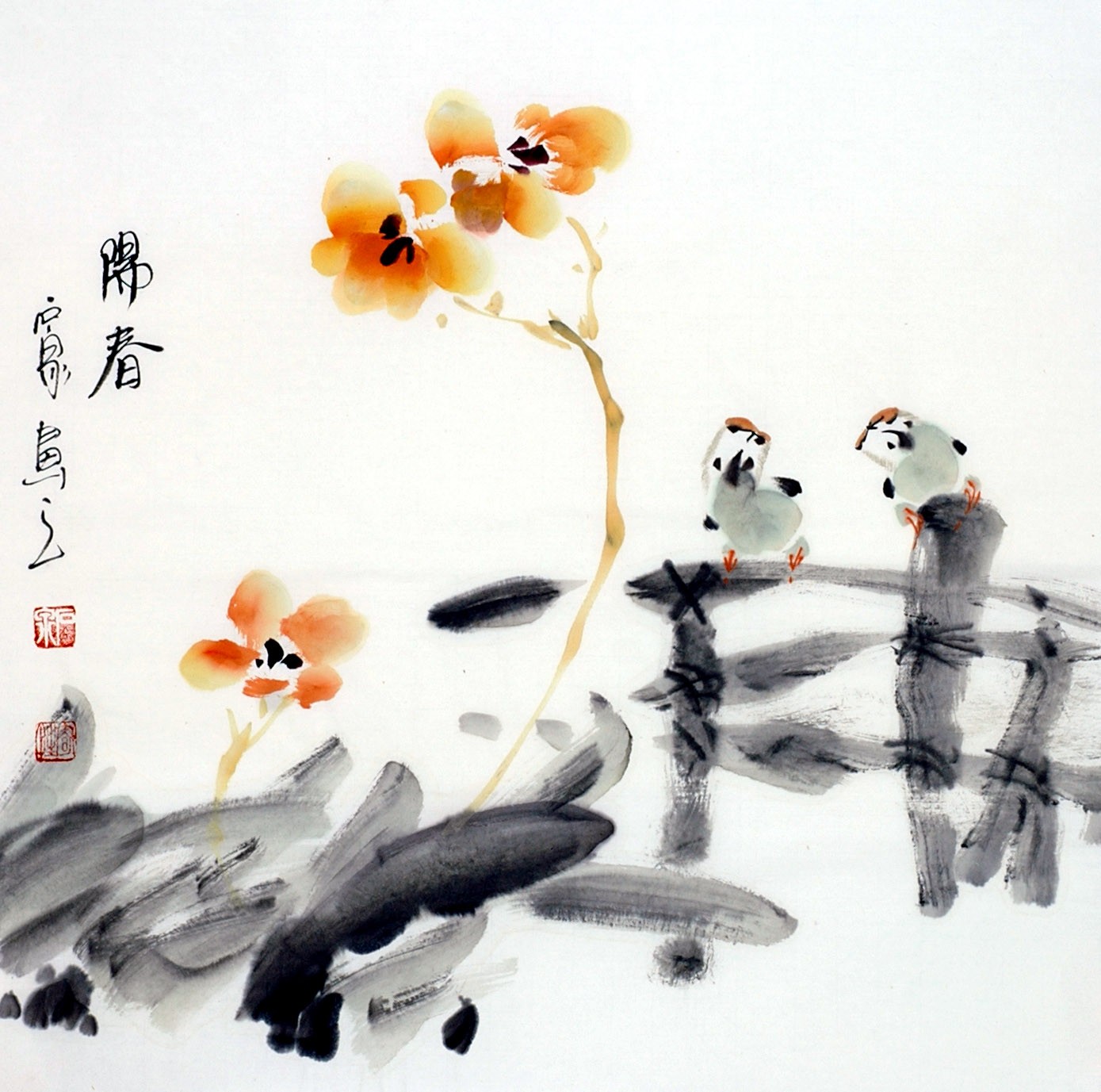 Chinese Flowers&Trees Painting - CNAG012025