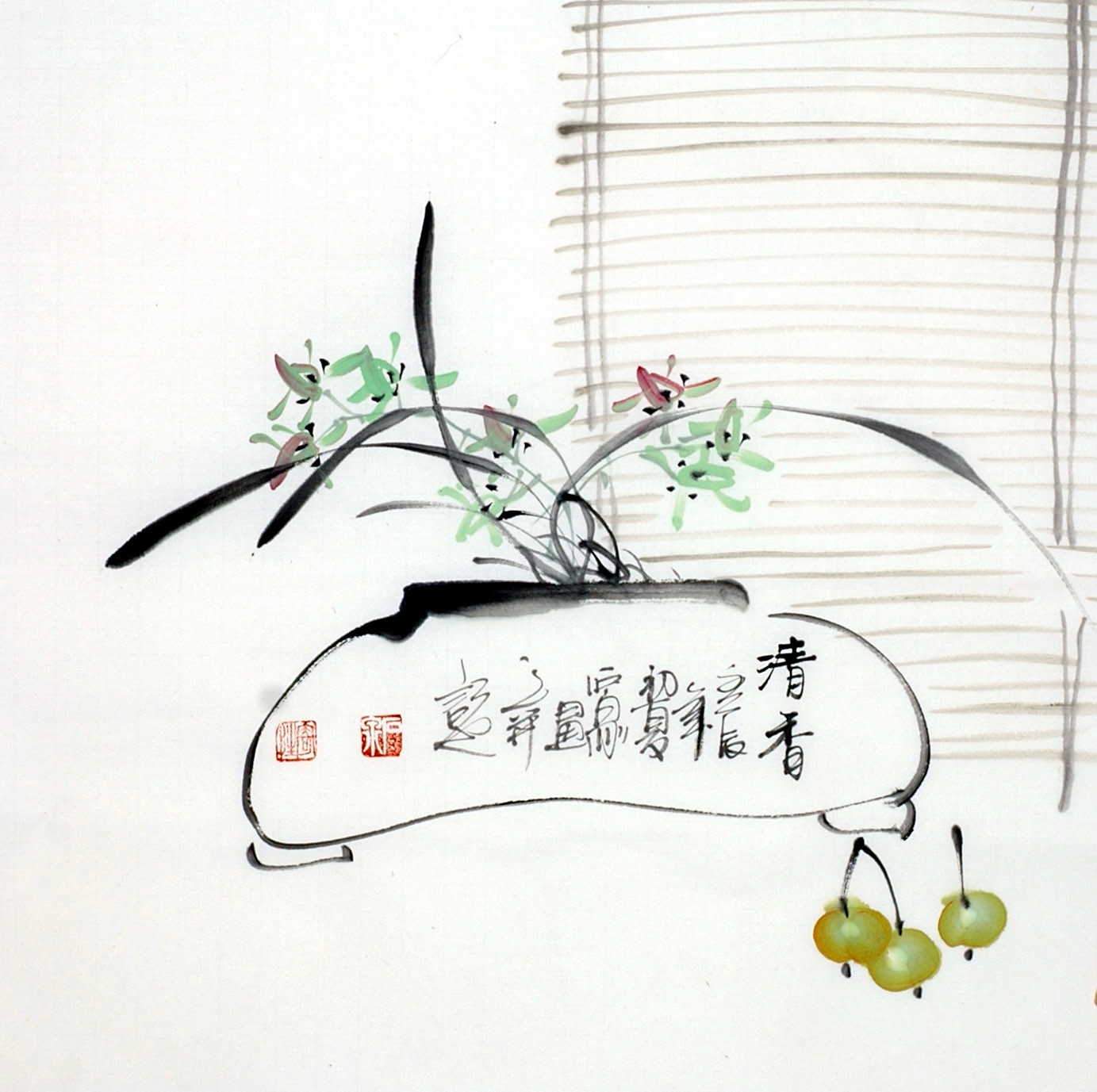 Chinese Flowers&Trees Painting - CNAG012029