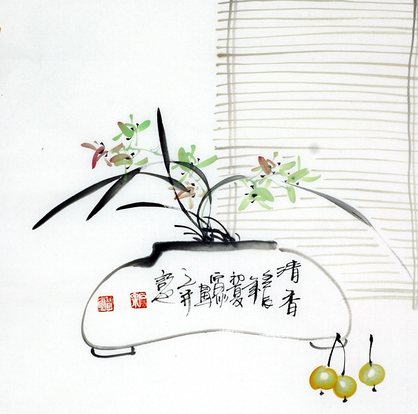 Chinese Flowers&Trees Painting - CNAG012038