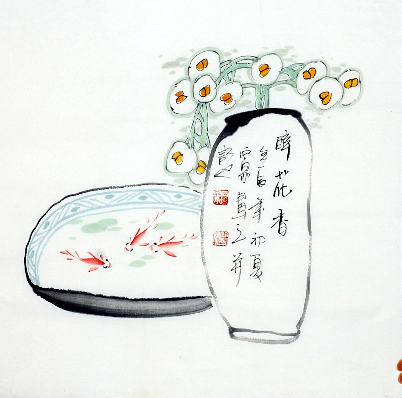Chinese Flowers&Trees Painting - CNAG012043