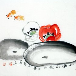 Chinese Flowers&Trees Painting - CNAG012065