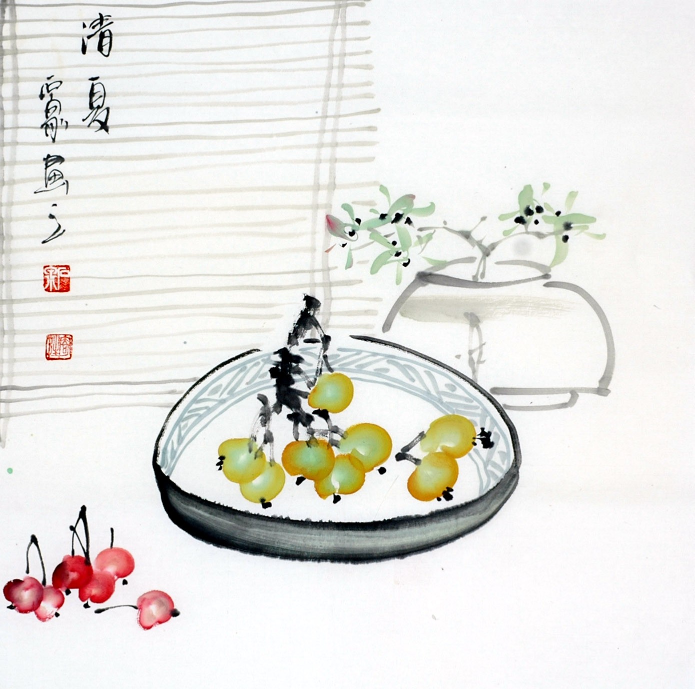 Chinese Flowers&Trees Painting - CNAG012078