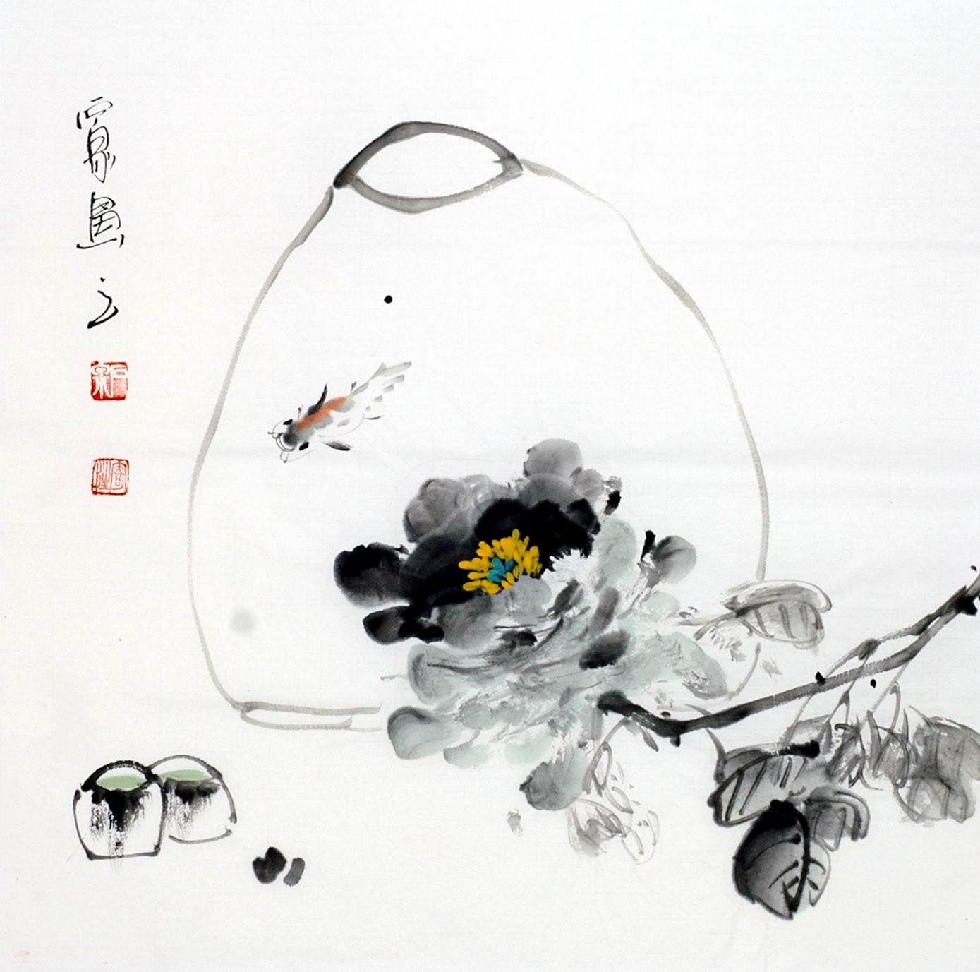 Chinese Flowers&Trees Painting - CNAG012104