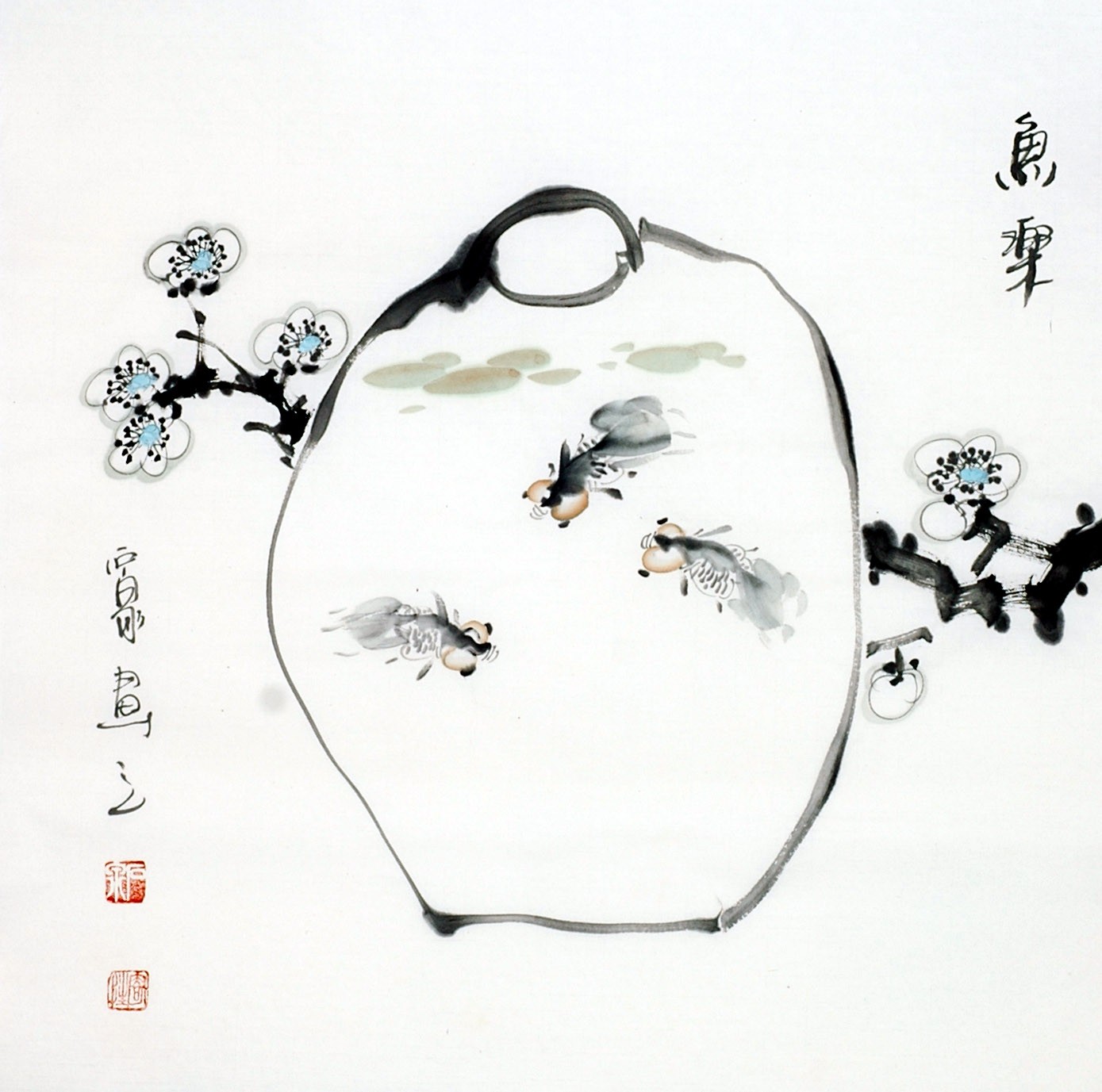 Chinese Flowers&Trees Painting - CNAG012106