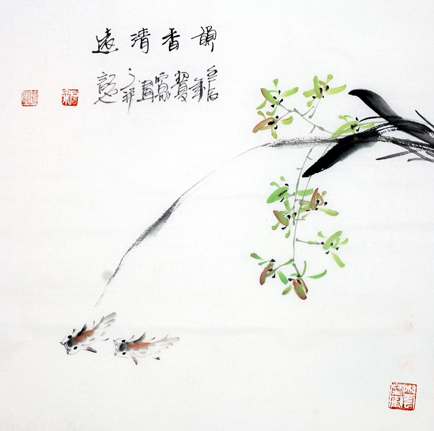 Chinese Flowers&Trees Painting - CNAG012113