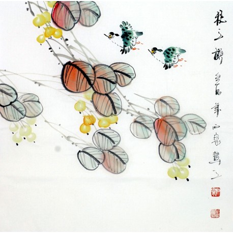 Chinese Flowers&Trees Painting - CNAG012114