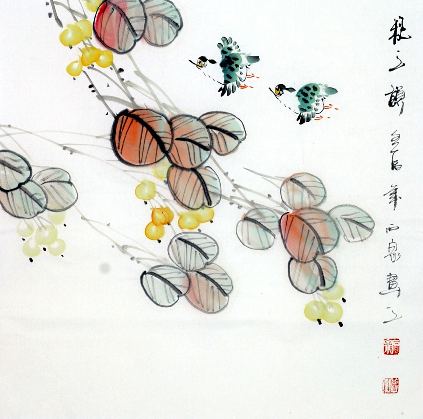 Chinese Flowers&Trees Painting - CNAG012114