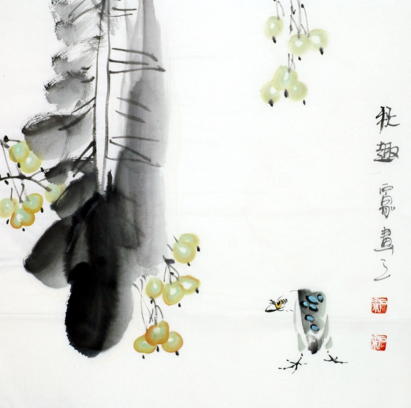 Chinese Flowers&Trees Painting - CNAG012117