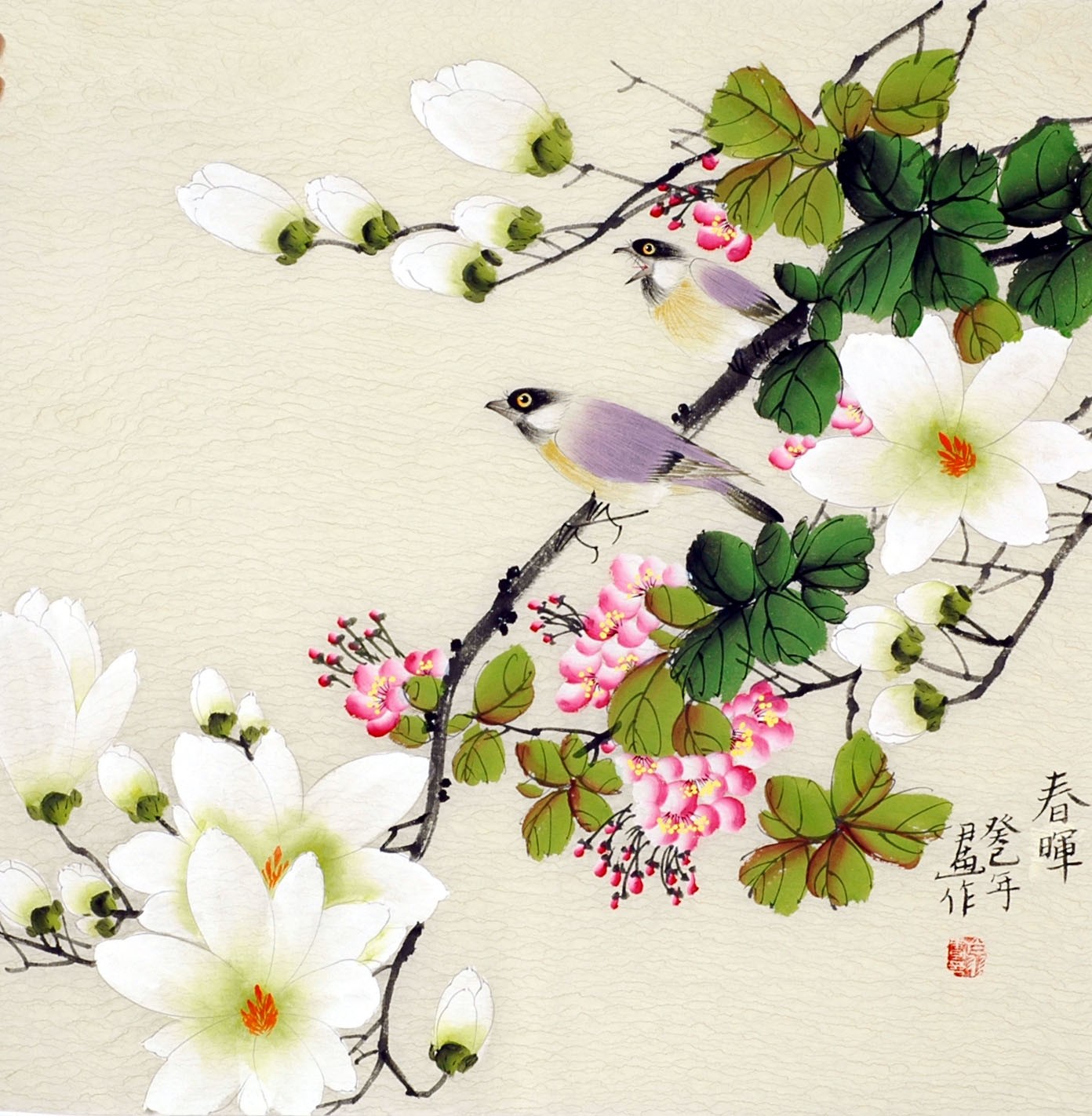 Chinese Flowers&Trees Painting - CNAG012125