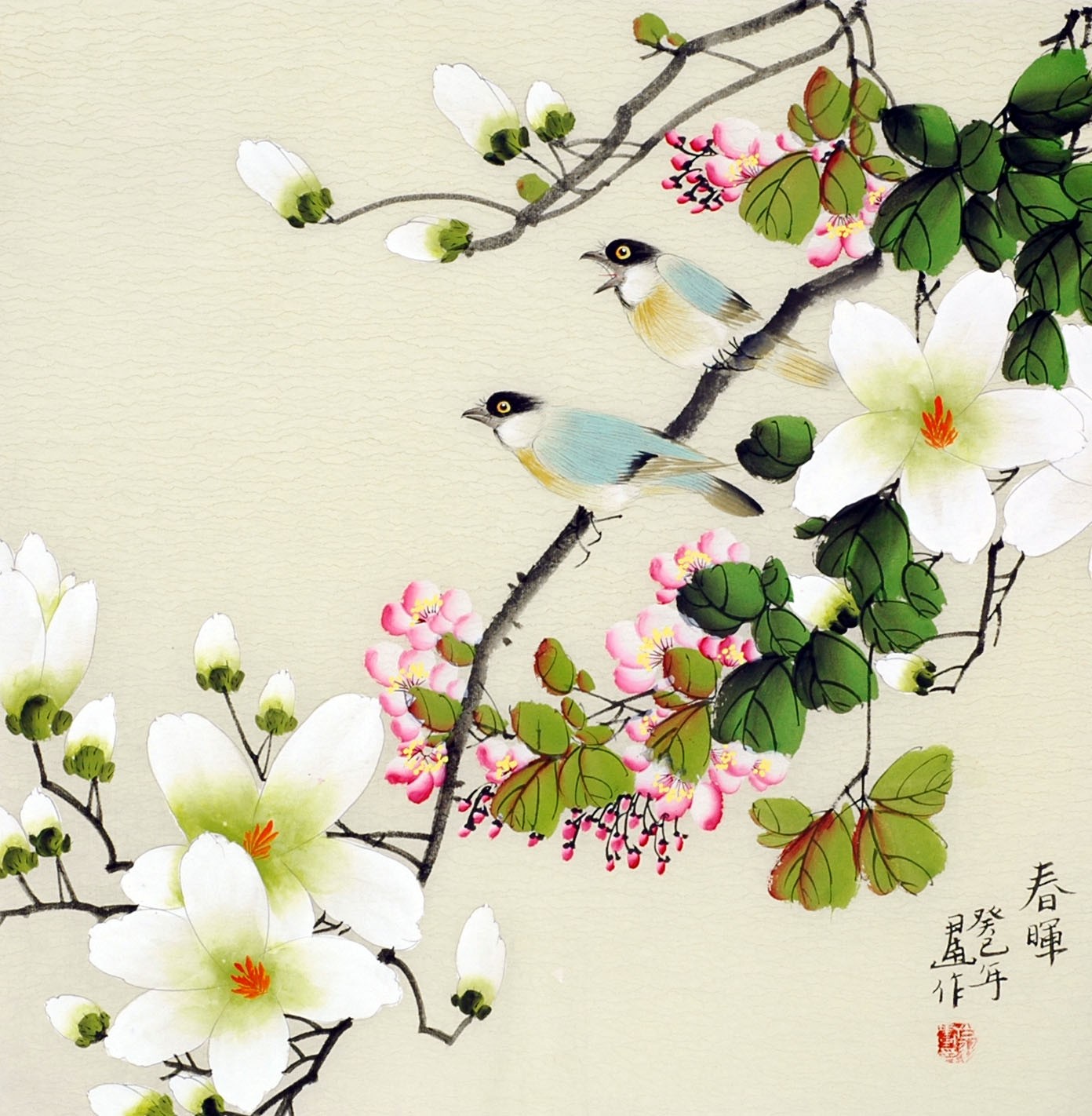 Chinese Flowers&Trees Painting - CNAG012126