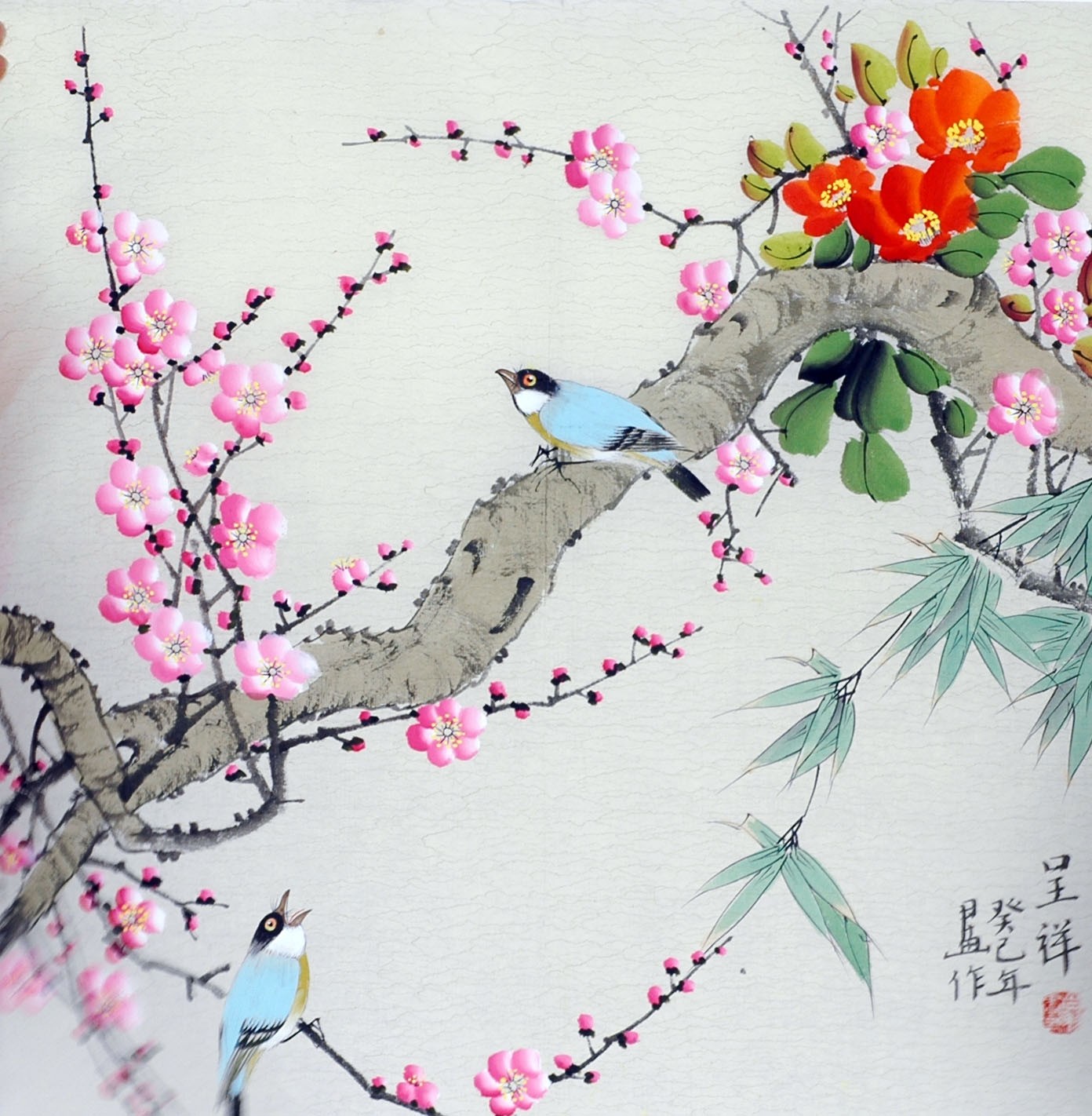 Chinese Flowers&Trees Painting - CNAG012136