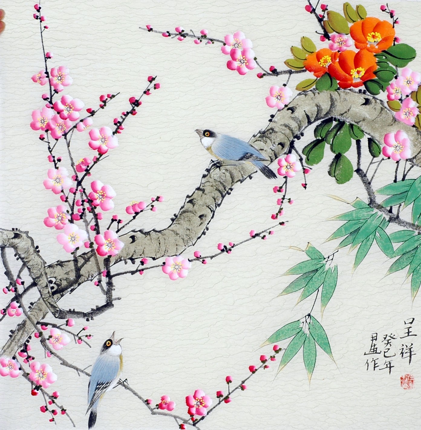 Chinese Flowers&Trees Painting - CNAG012138