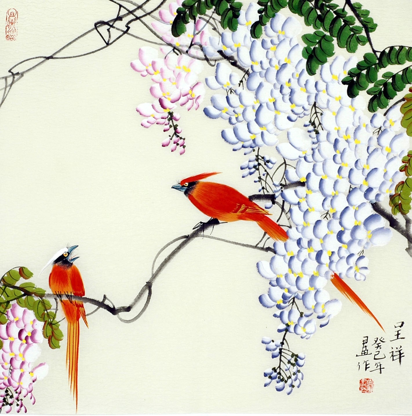 Chinese Flowers&Trees Painting - CNAG012144
