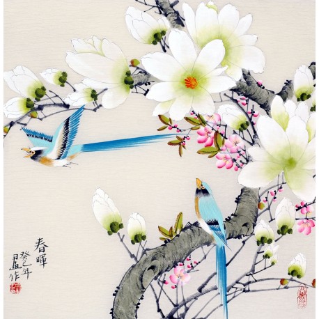 Chinese Flowers&Trees Painting - CNAG012158