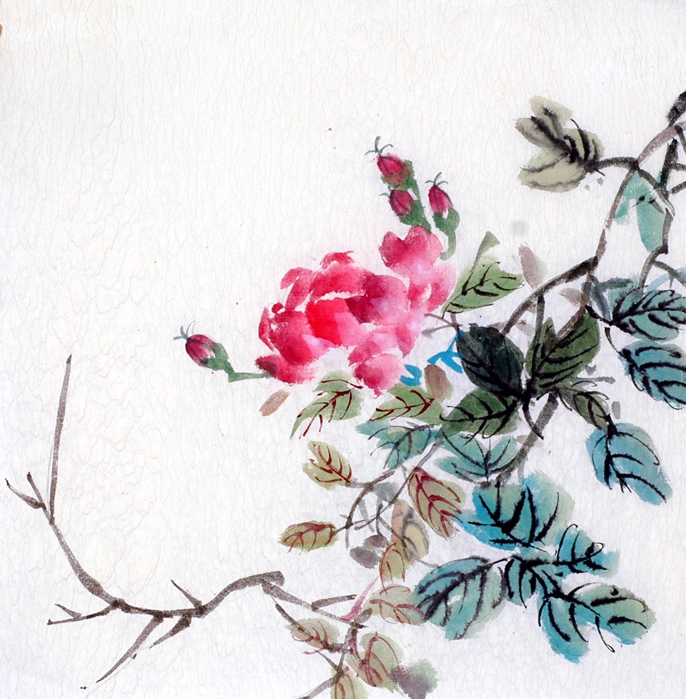 Chinese Flowers&Trees Painting - CNAG012162