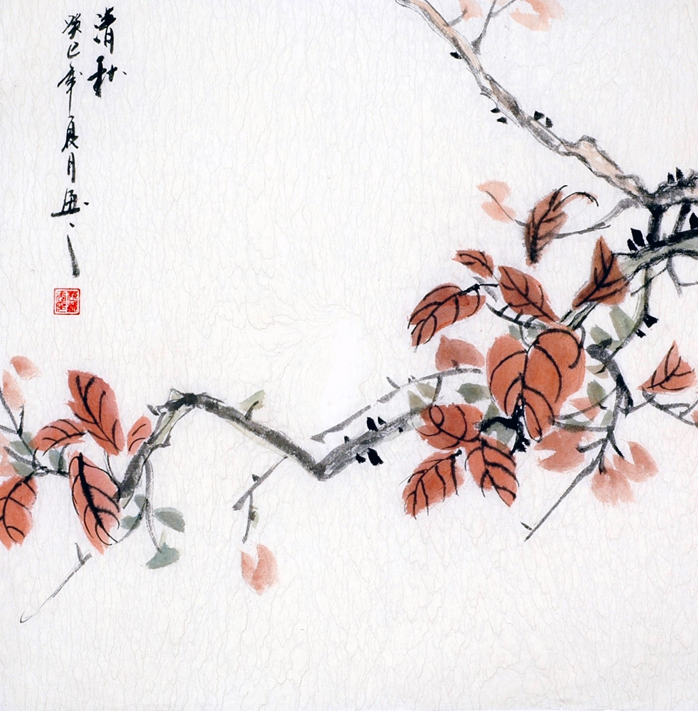 Chinese Flowers&Trees Painting - CNAG012169