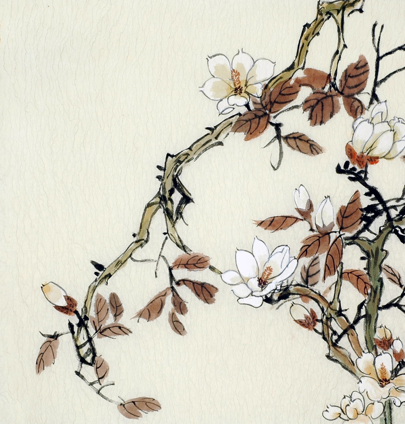 Chinese Flowers&Trees Painting - CNAG012170