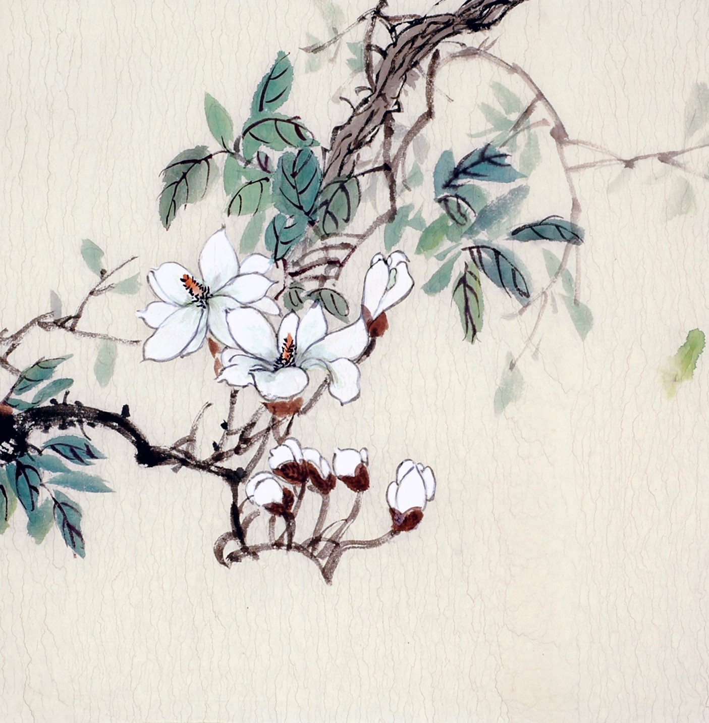 Chinese Flowers&Trees Painting - CNAG012173