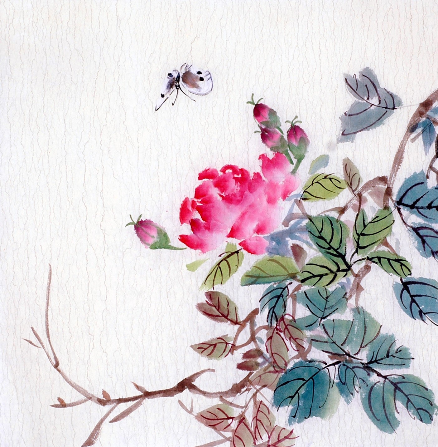Chinese Flowers&Trees Painting - CNAG012177