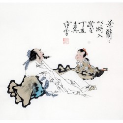 Chinese Figure Painting - CNAG012179