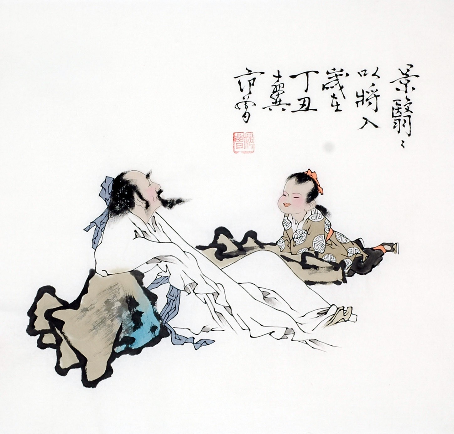Chinese Figure Painting - CNAG012179