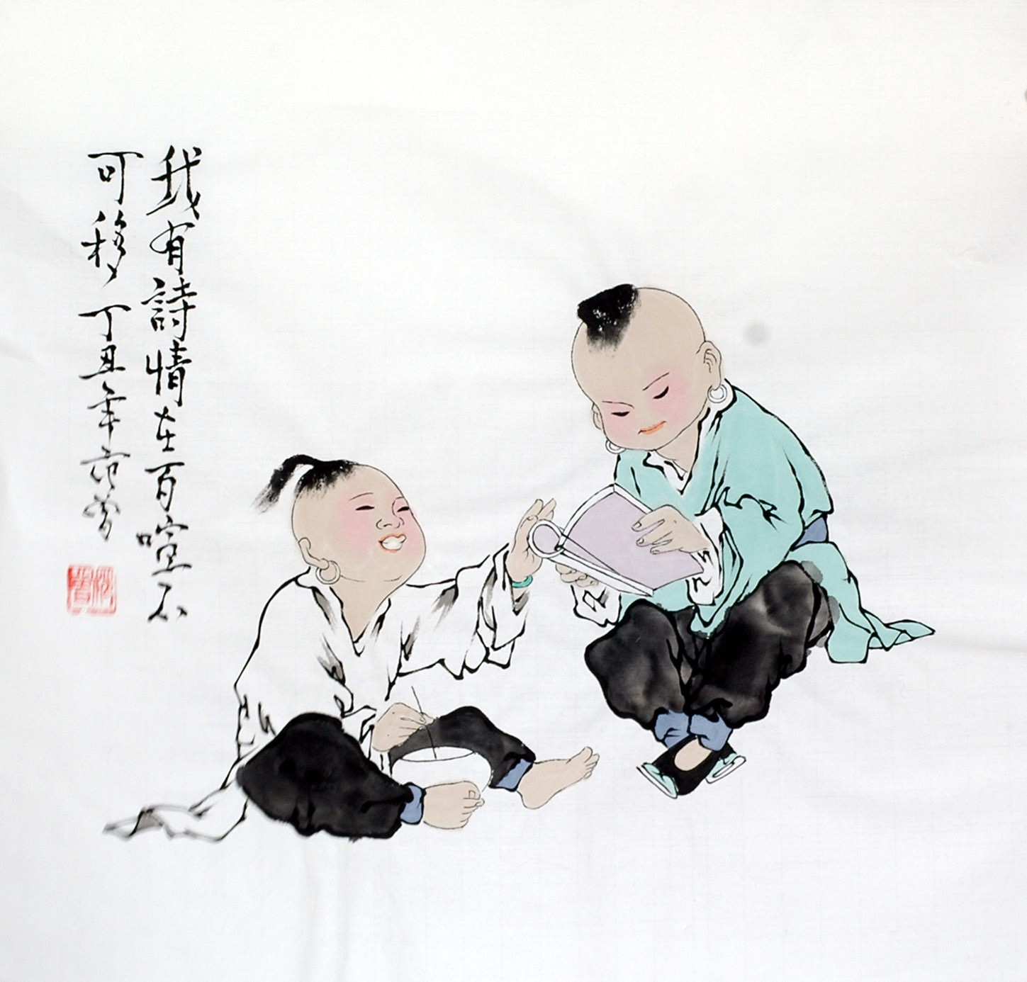 Chinese Figure Painting - CNAG012187