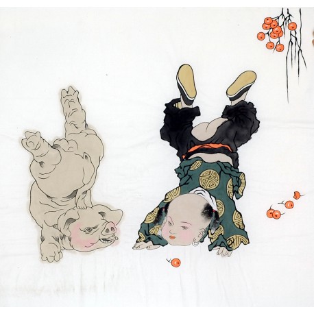 Chinese Figure Painting - CNAG012191