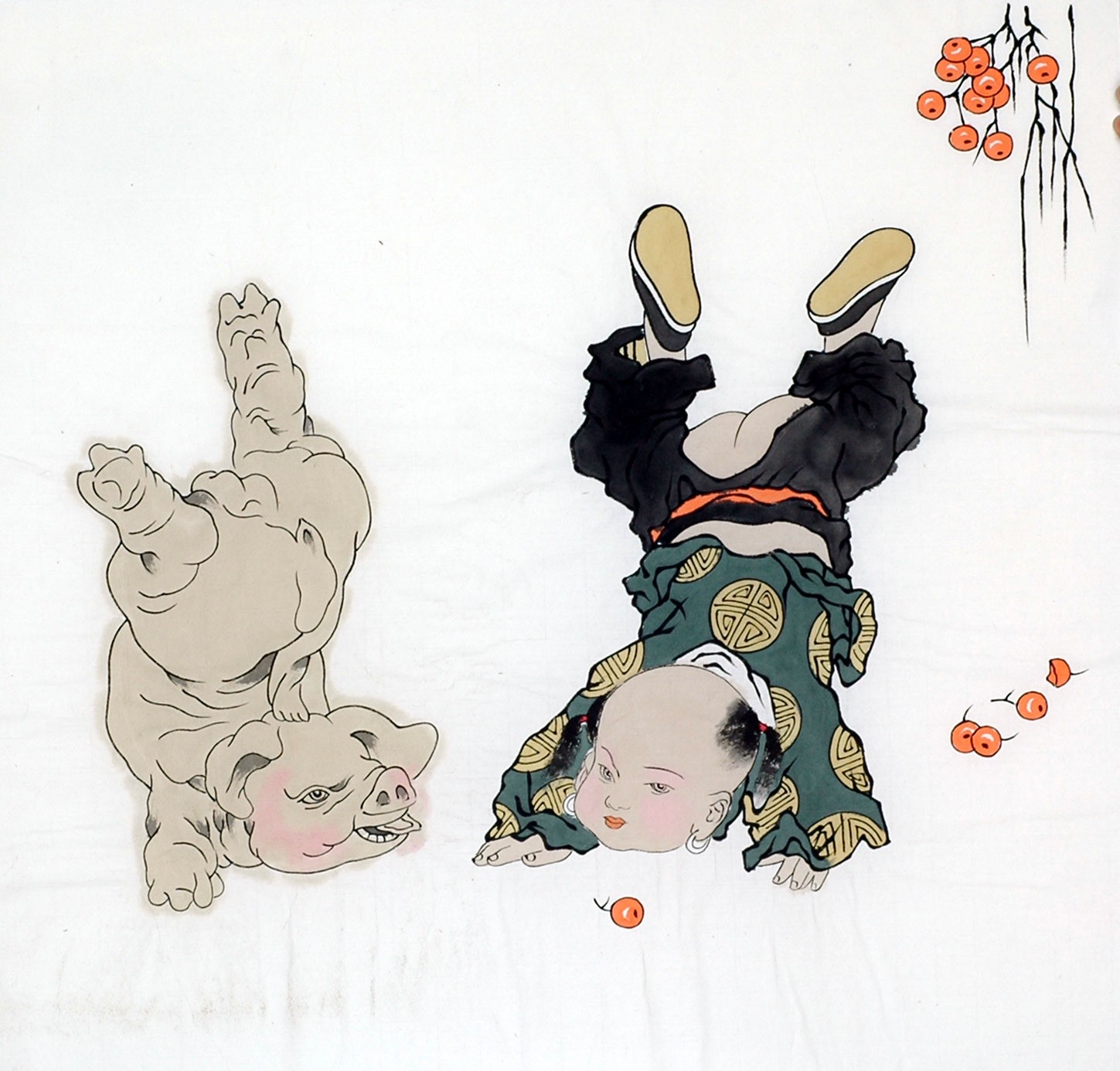 Chinese Figure Painting - CNAG012191