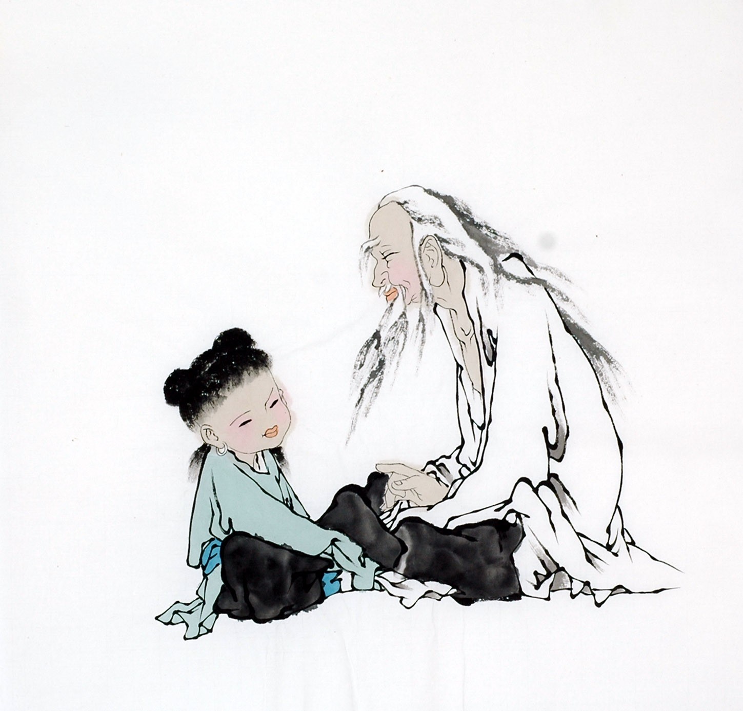 Chinese Figure Painting - CNAG012192
