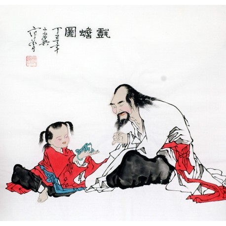 Chinese Figure Painting - CNAG012194