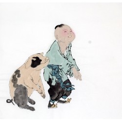 Chinese Figure Painting - CNAG012195