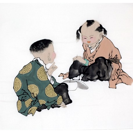 Chinese Figure Painting - CNAG012198