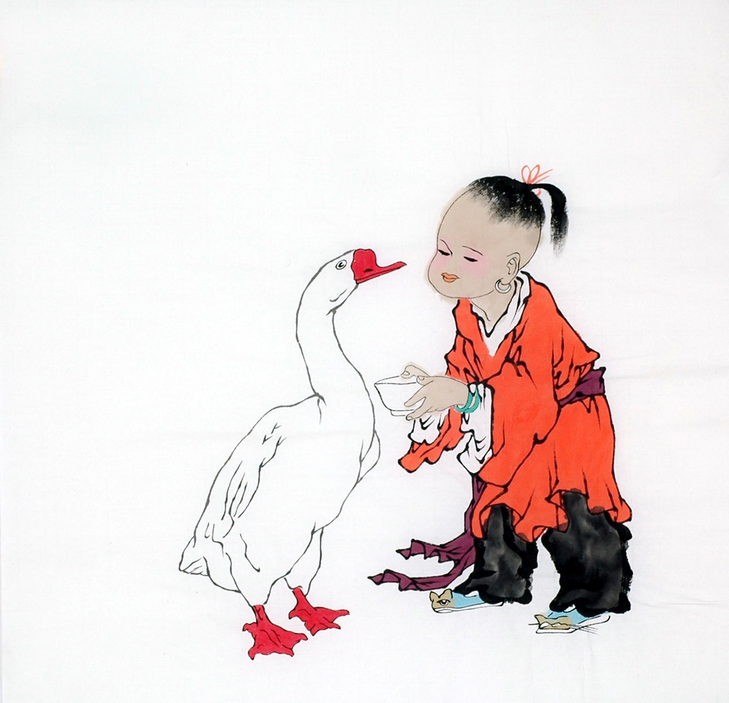 Chinese Figure Painting - CNAG012200