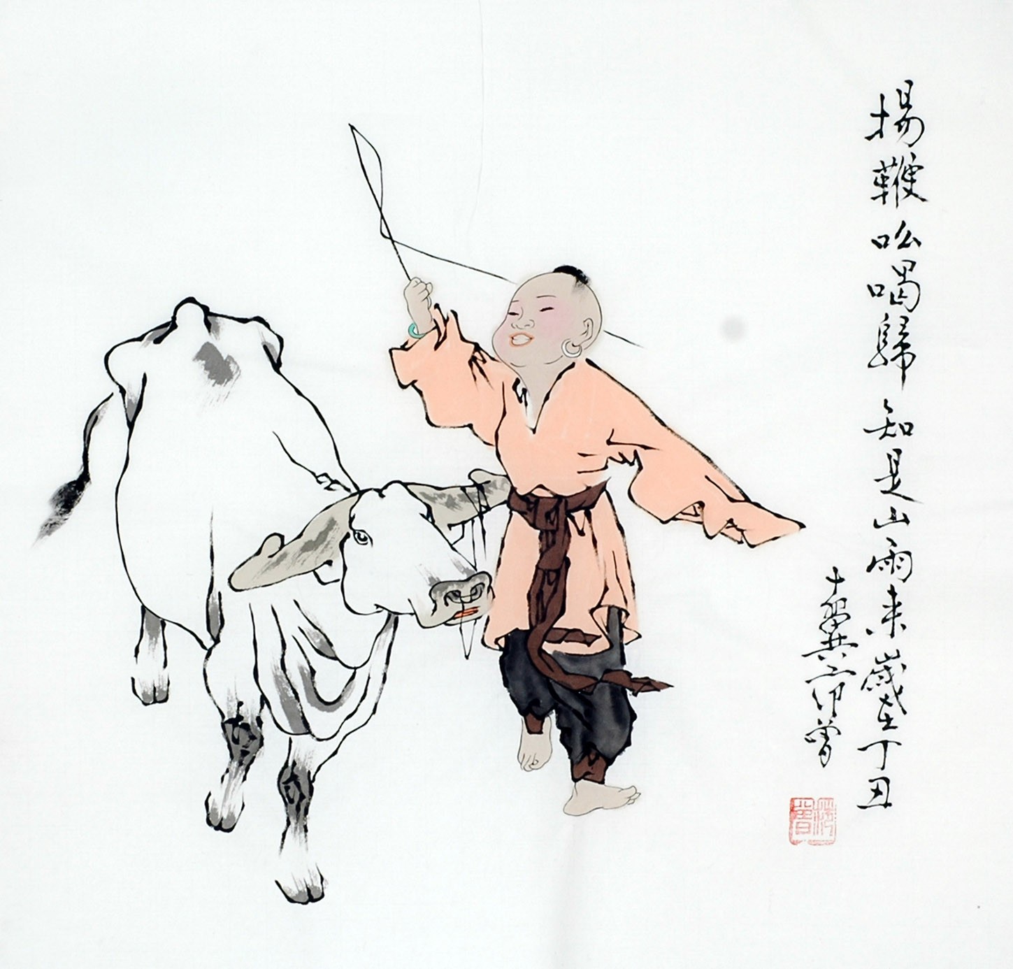 Chinese Figure Painting - CNAG012201