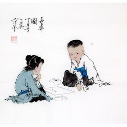 Chinese Figure Painting - CNAG012203