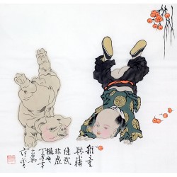 Chinese Figure Painting - CNAG012204