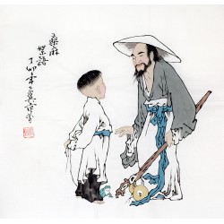 Chinese Figure Painting - CNAG012207