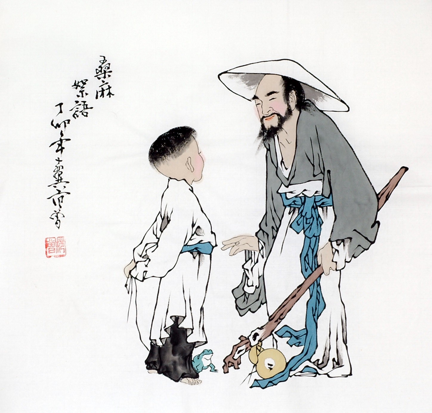 Chinese Figure Painting - CNAG012207