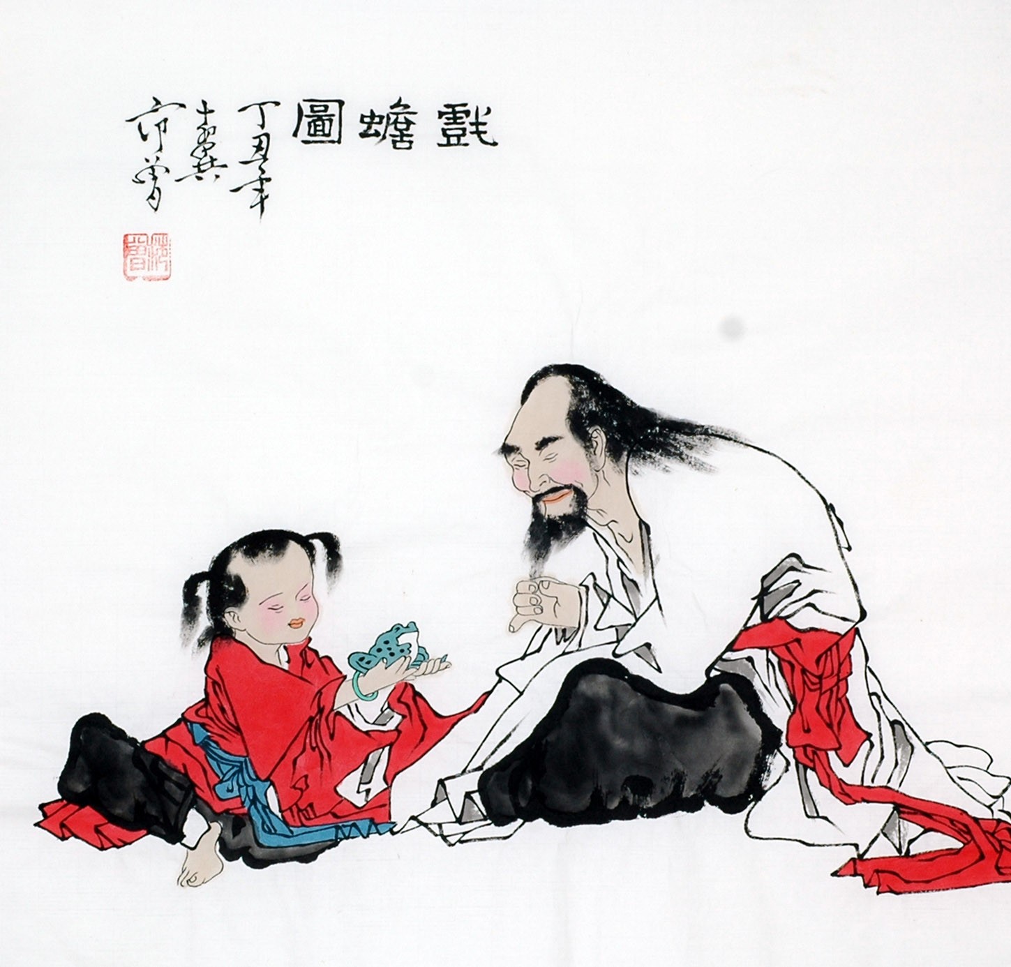 Chinese Figure Painting - CNAG012210
