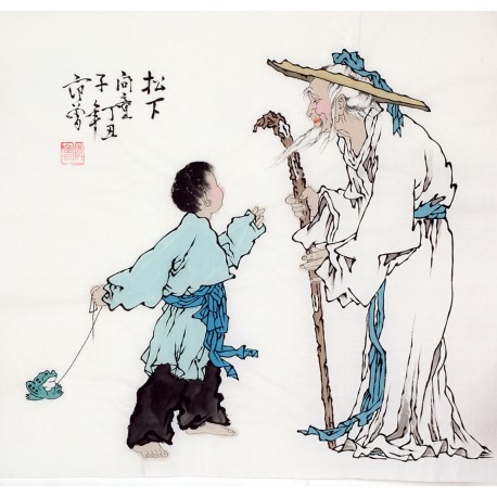 Chinese Figure Painting - CNAG012211