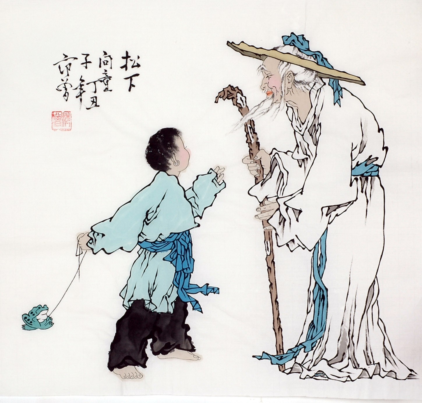 Chinese Figure Painting - CNAG012211