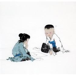 Chinese Figure Painting - CNAG012212