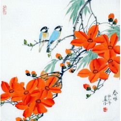 Chinese Flowers&Trees Painting - CNAG012223
