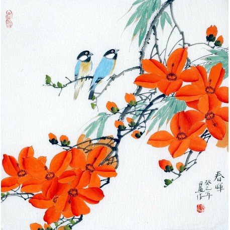 Chinese Flowers&Trees Painting - CNAG012223